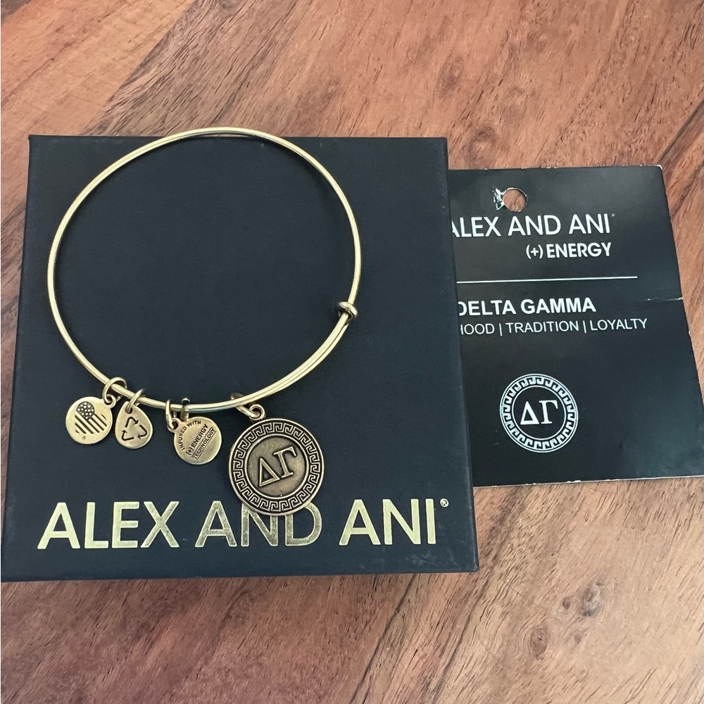Alex and Ani Delta Gamma Bangle Bracelet - Picture 7 of 7